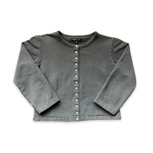 Iconic Agnes B Le Petit Snap Cardigan